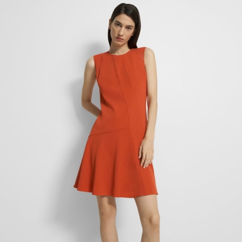 Theory Asymmetrical Drape Dress - BRAND NEW